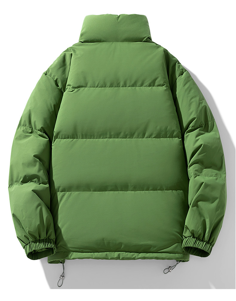 Men's Jacket Padded Winter Coat With Stand Collar For Outdoor Warmth_voghion.com