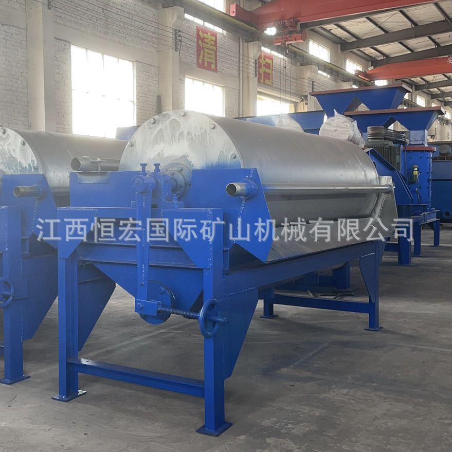 湿式永磁选机 大型自动炉渣分选机 用于电厂室测定矿物的磁场强度