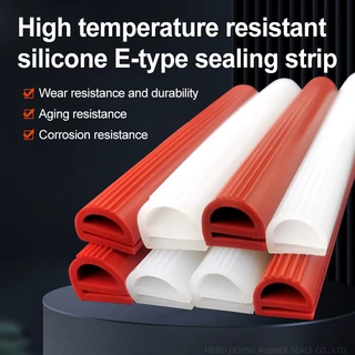 Oven soundproof silicone e-shaped sealing strip