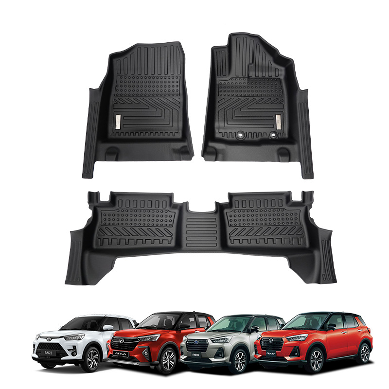 Alfombrillas especiales 5D antideslizantes para Toyota Raize, Rocky, Ativa y Subaru Rex.