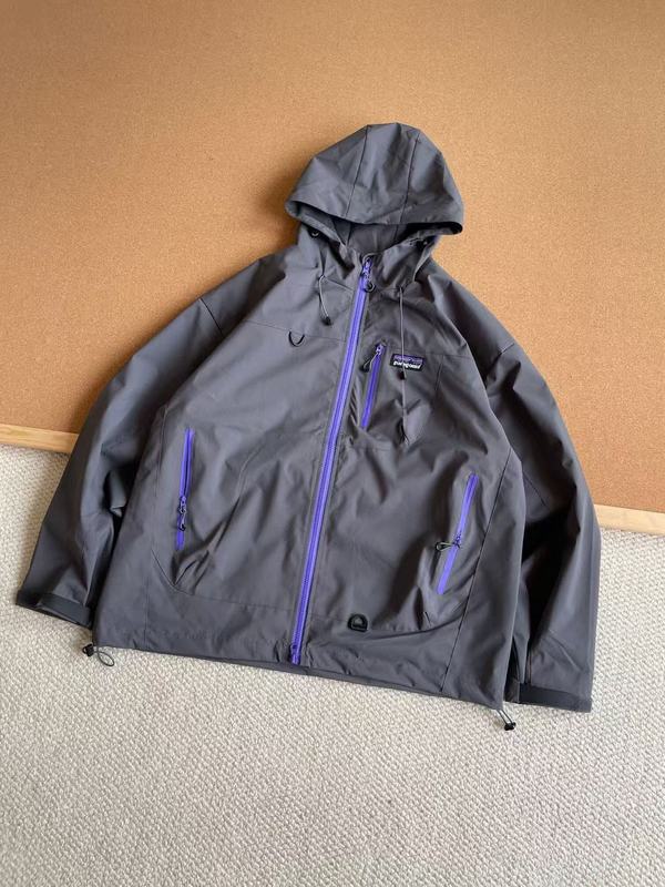 パタゴニア カラフルなコントラストカラーのジッパージャケット、男性と女性用、登山用のファッショナブルなジャケット|undefined