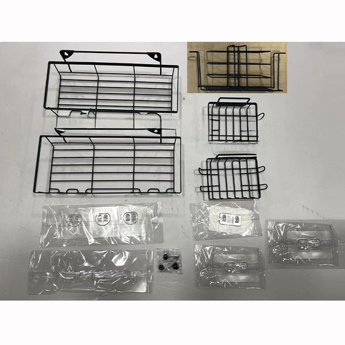 Bathroom shelf without drilling, wall-mounted soap dish for bathroom, toilet storage rack, shower organizer, cross-border