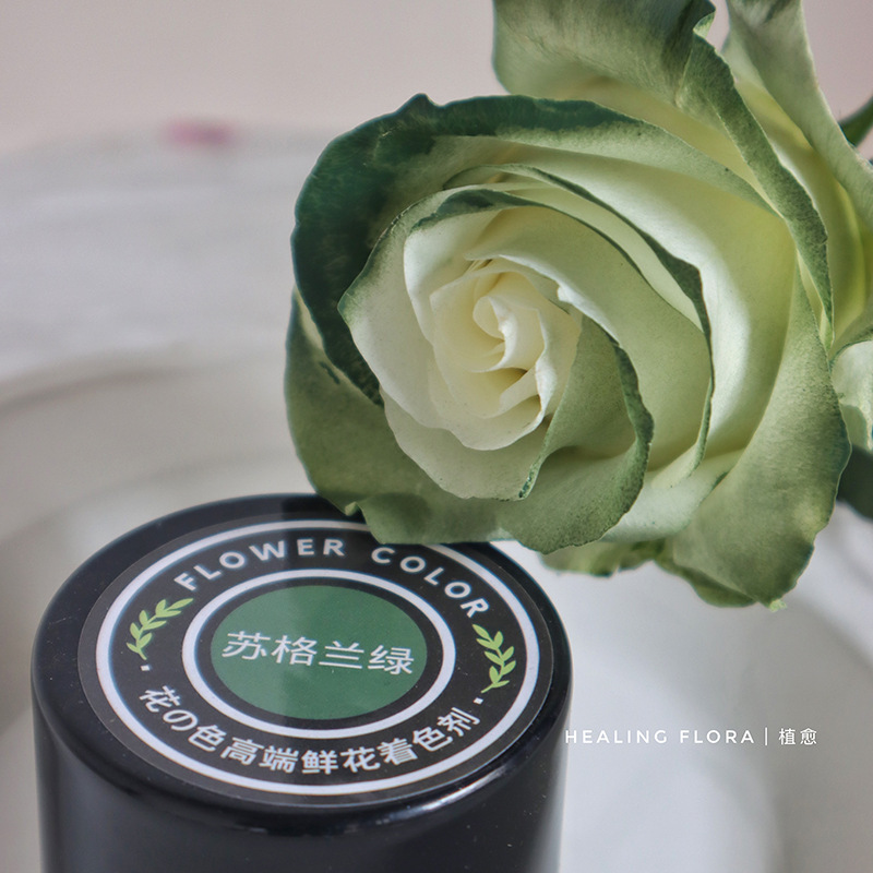 450ml agente de color de aerosol de flores al por mayor pintura en aerosol de secado rápido agente de teñido de rosas de color aerosol de color perlado floristería