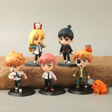 6款电锯人手办 动漫卡通电次啵奇塔帕瓦早川秋玛奇玛公仔玩具摆件