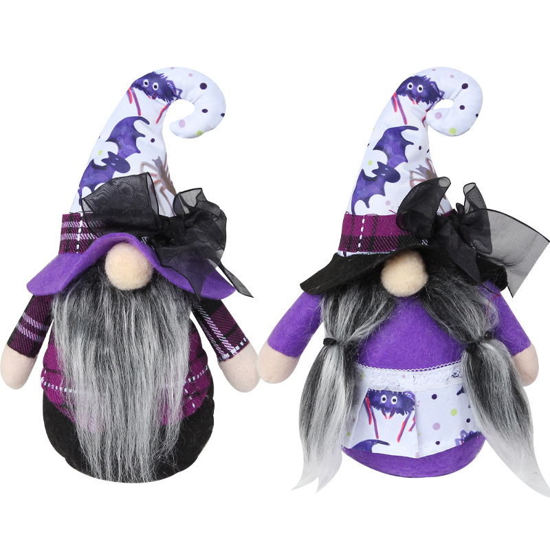 Hong Kong amor Amazon Halloween muñeca sin rostro decoración fantasma Festival enano muñeca decoración del partido accesorios de la muñeca