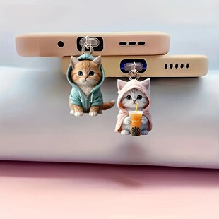 Acrylic Dust Plug Is Suitable for Apple Mobile Phone Lightning Interface and Type-C Oval Interface