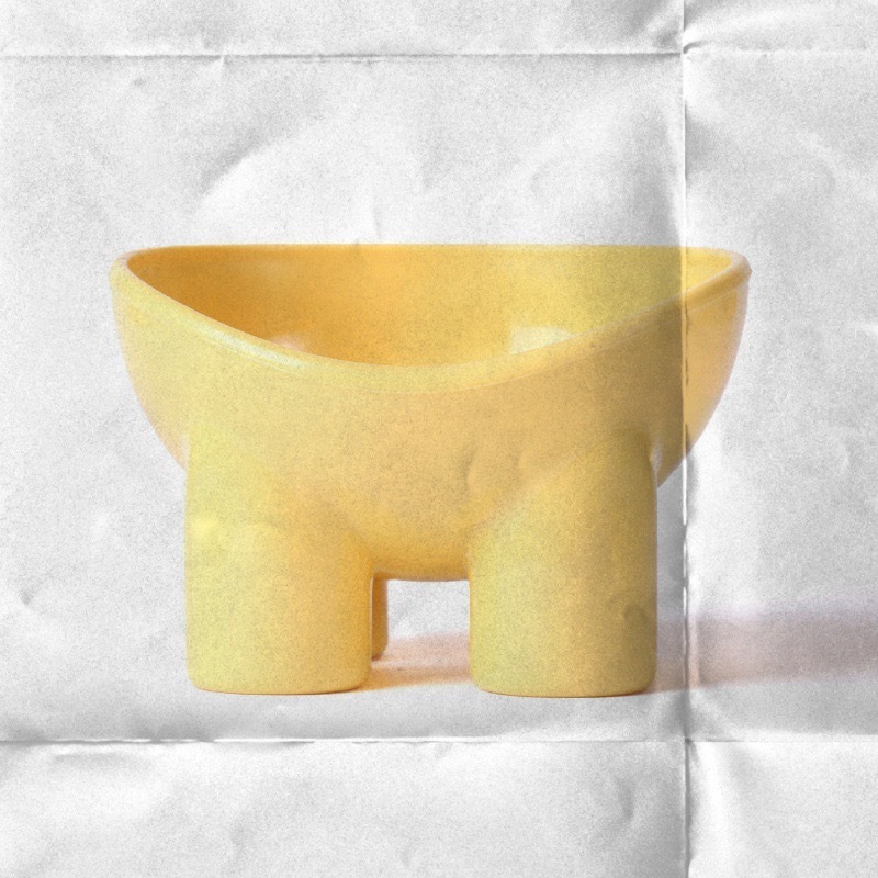 오렌지 옐로우 [코끼리 다리 목 각반 애완동물 세면대]