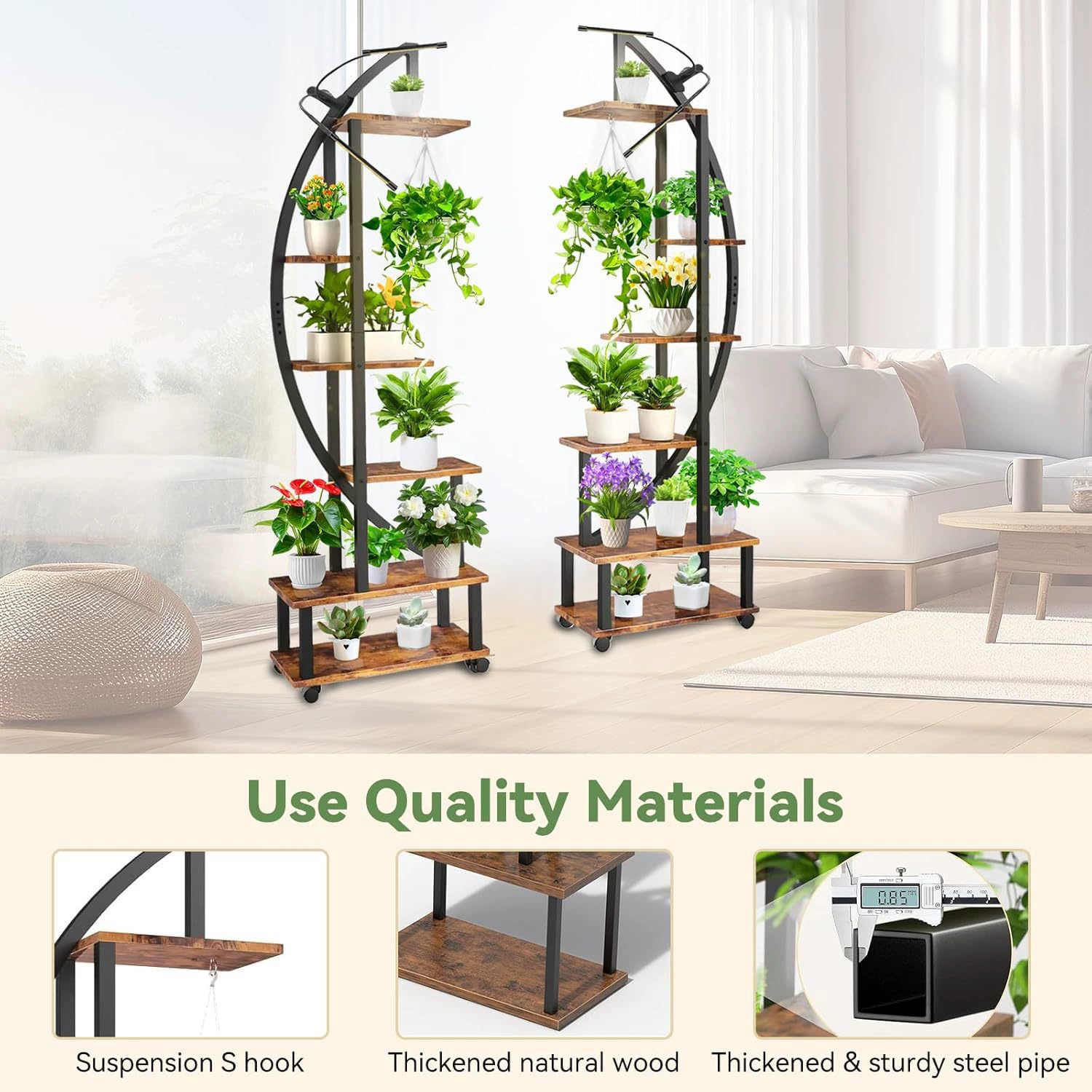 Цветочная подставка Многослойная внутренняя подставка для гостиной спальня балкон