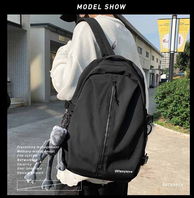 Large-capacity Schoolbag Simple High School Student Junior High School Student Harajuku Mori Backpack display picture 28