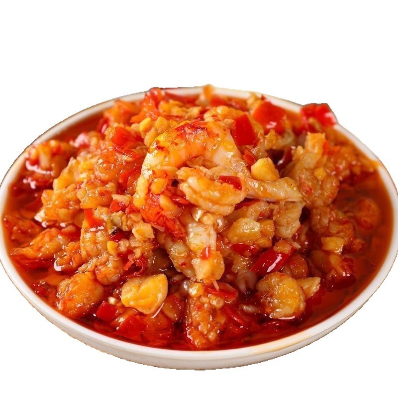 蒜蓉虾尾酱蒜香浓郁去壳虾尾酱下饭菜拌饭酱拌面即食虾零食调味料|undefined