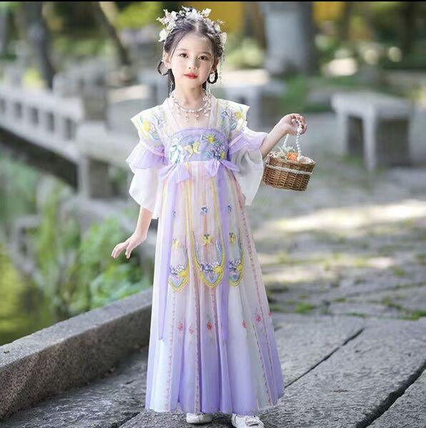 Children's summer thin Hanfu