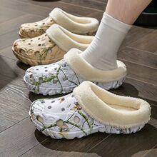 EVA棉拖鞋女可爱厚底跨境新款欧美冬季保暖冬季保暖居家包头棉鞋