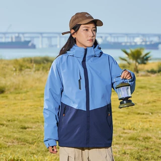 三合一冲锋衣男女款可拆卸登山服内胆防风保暖两件套银狐绒连帽