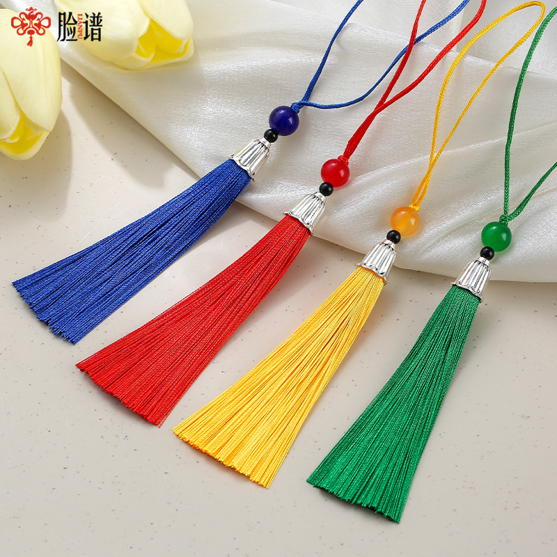 [Free Special Ticket] 8cm Retro-Style Tassel Beads, Beaded Tassel USB Flash Drive Bookmark Pendant, Wholesale from Manufacturer