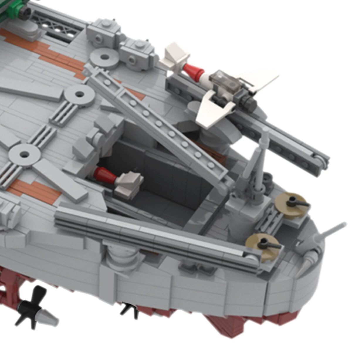 Конструктор MOC линкор IJN Yamato, масштаб 1:200, 8 717 деталей