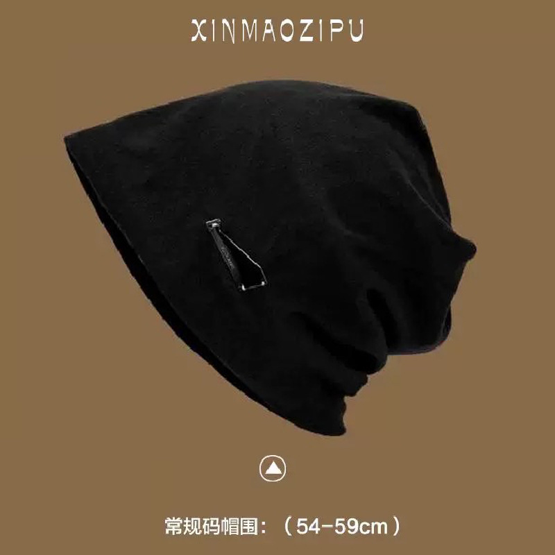 大头围冷帽子女2025新款秋冬季韩版时尚慵懒风堆堆帽显脸小包头帽|undefined
