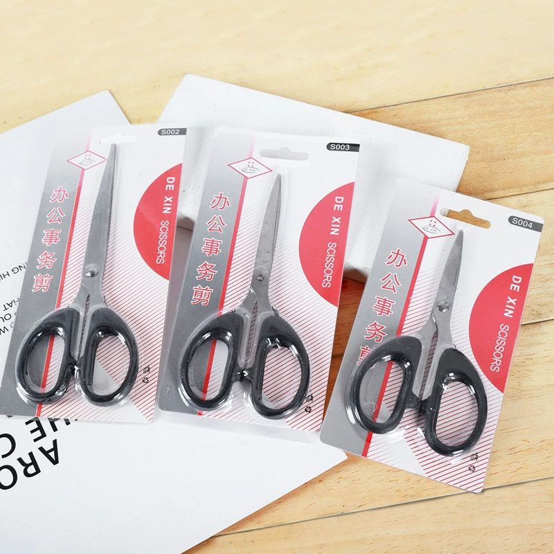 Офисные принадлежности из нержавеющей стали бытовые ножницы черный офисные ножницы для студентов большой толстый инструмент ручной работы ножницы оптом