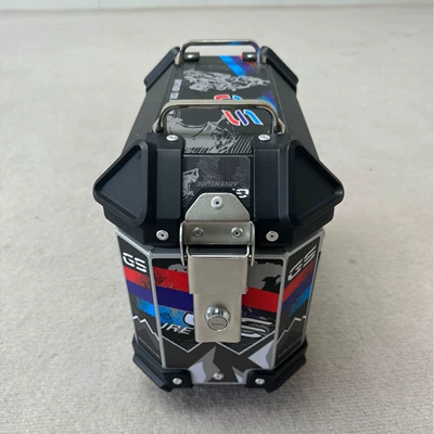 Aluminum alloy 18L electric vehicle side box, off-road motorcycle trunk side storage box