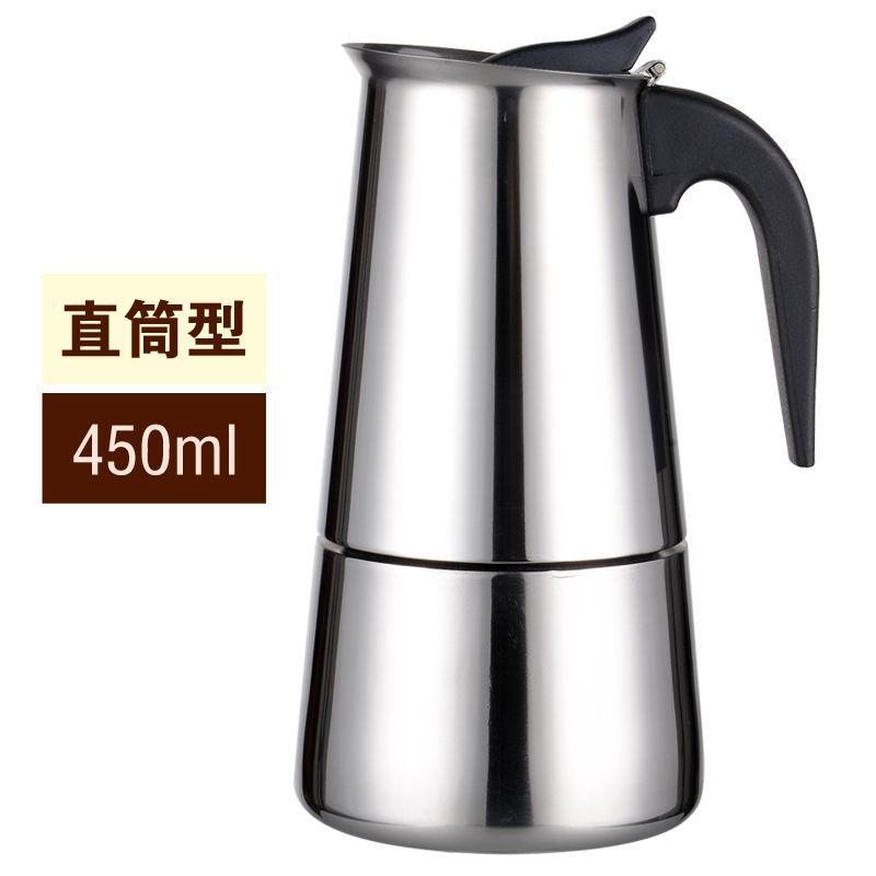 Cafetera Moka Italiana de Acero Inoxidable para Hogar image 4