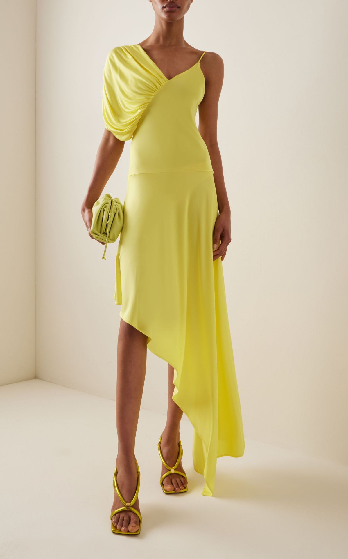 GraceChic GraceChic 2024 European And American New One-Piece Swimsuit For Women With Puff Sleeves, Solid Color, High-End Feel, Cross-Border_voghion.com