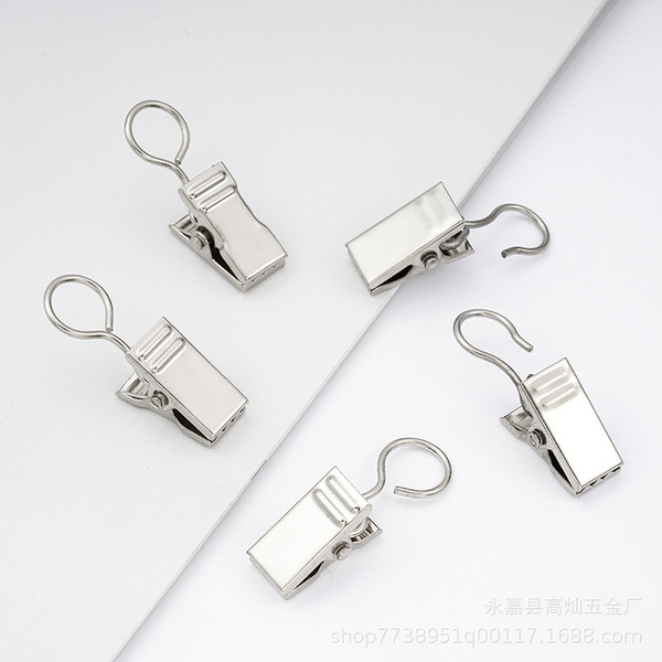 [Free shipping] Metal curtain clip hook background cloth Pangue…