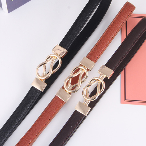 Women's trendy versatile decorative dress suit adjustable belt female buckle waist small belt wholesale