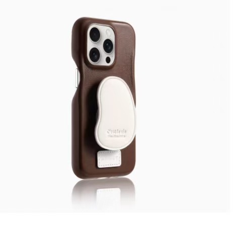 Patrón de piel amarillo lechoso Huawei mate70pro funda para teléfono móvil nuevo estilo de alta calidad con soporte de cuero adecuado para pura70pro