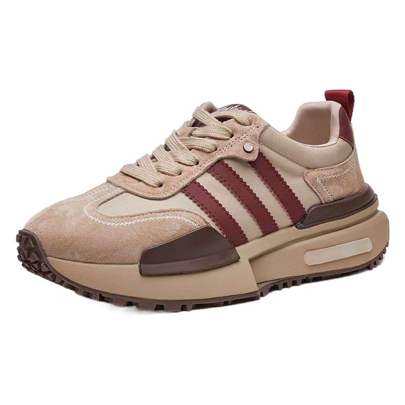 Сухая обувь с Вафельной подошвой Explosions с маленькой талией, Женская осенне-зимняя новая Черная мягкая кожаная спортивная обувь на толстой подошве, женская обувь Torre