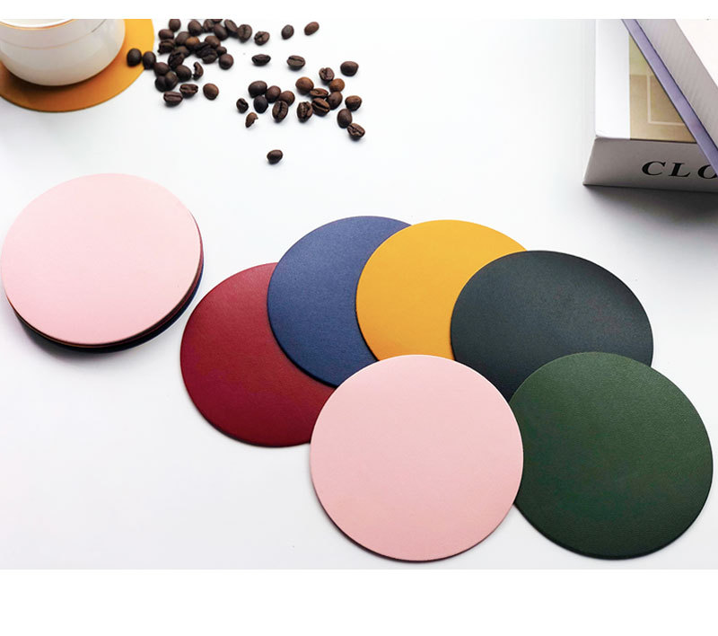 皮革杯垫