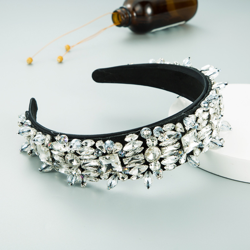 Fashion Glass Diamond Crystal Headband display picture 4