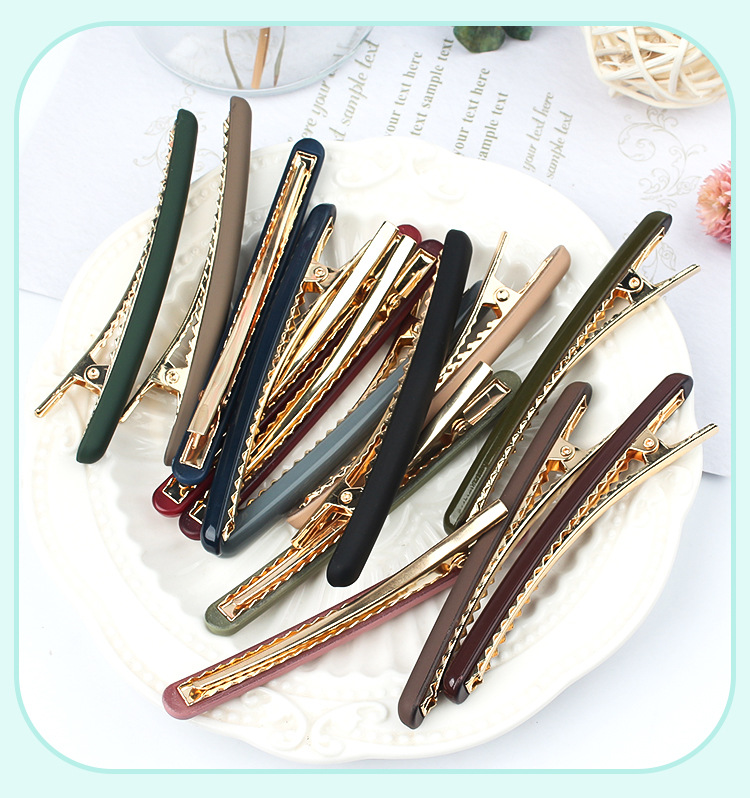 Simple Style Solid Color Pc Hair Clip 1 Piece display picture 4