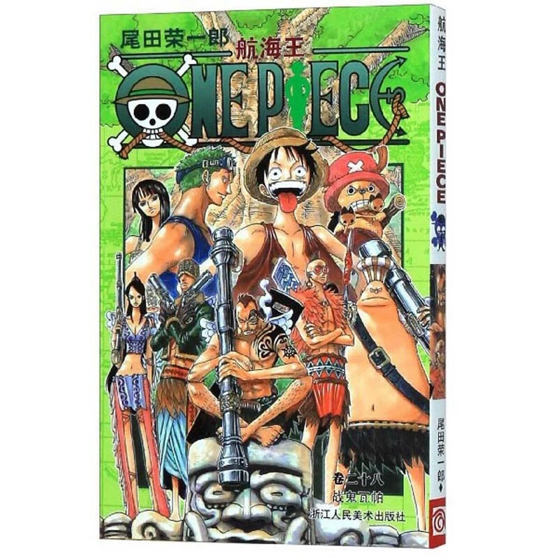Подлинная манга-серия One Piece 1-108, аниме с горячей кровью, японский комикс, двумерная японская анимация