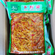 涪陵榨菜奇均下饭菜1000g早餐榨菜丝咸菜餐饮商用大包红油凉拌菜