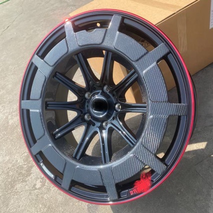 适用奔驰大G级AMG轮毂g55g350g500改装G63巴博斯22碳纤维锻造轮毂