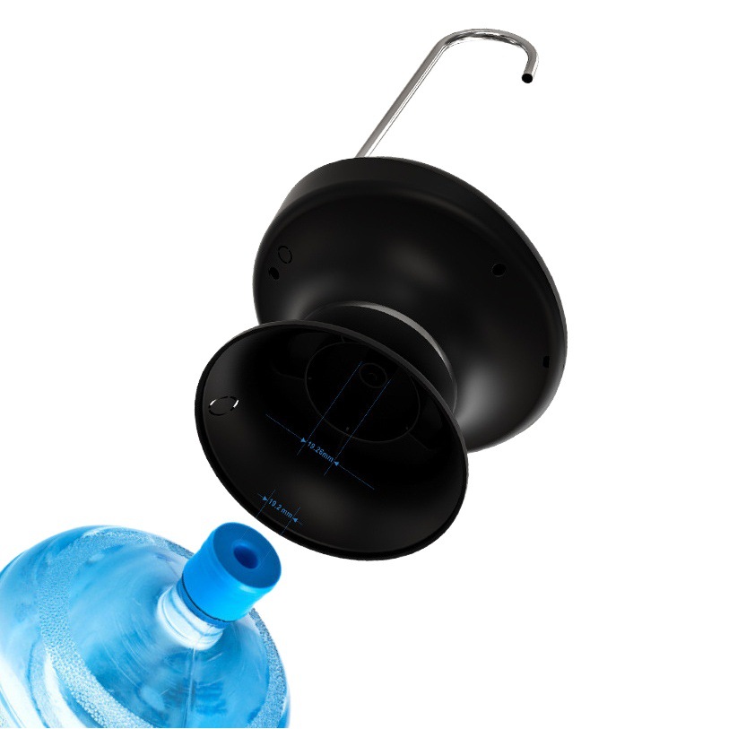 Bomba de agua eléctrica recargable panel Ultra ancho manos libres cuantitativa salida de agua hogar agua mineral barril bomba de agua