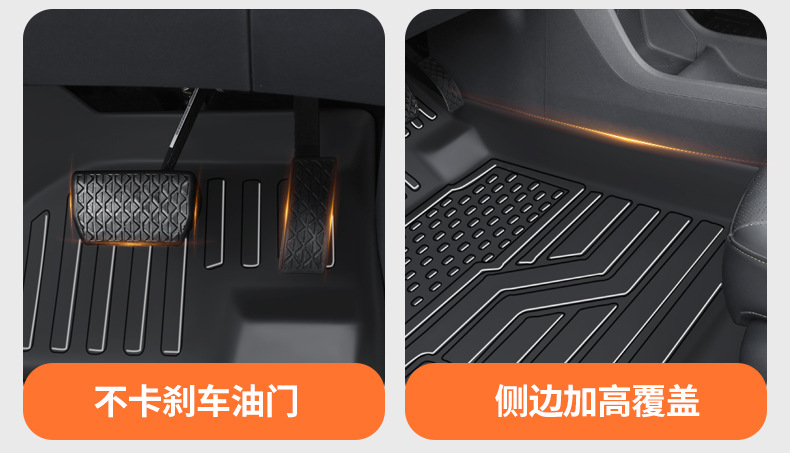 Tpe Door Sill Covers for Mg Mg4, 26 Models, Mg Mg4 Pure Electric Full Surround Car Floor Mats for Modification and Decoration