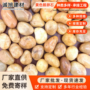 Huizhou Pearl River Delta Yellow Pebbles Paving Stones Courtyard Garden Landscaping Small Stones Fish Tank Decoration Washed Stone