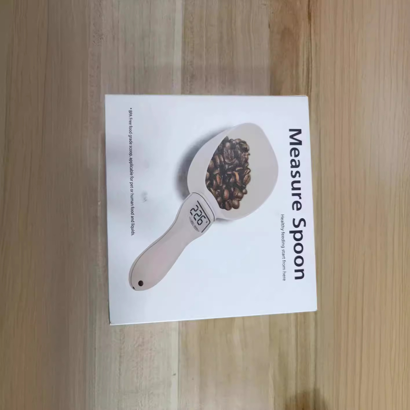 2021 nueva escala de cuchara de mascotas escala electrónica de cocina cuchara escala 800g / 1g