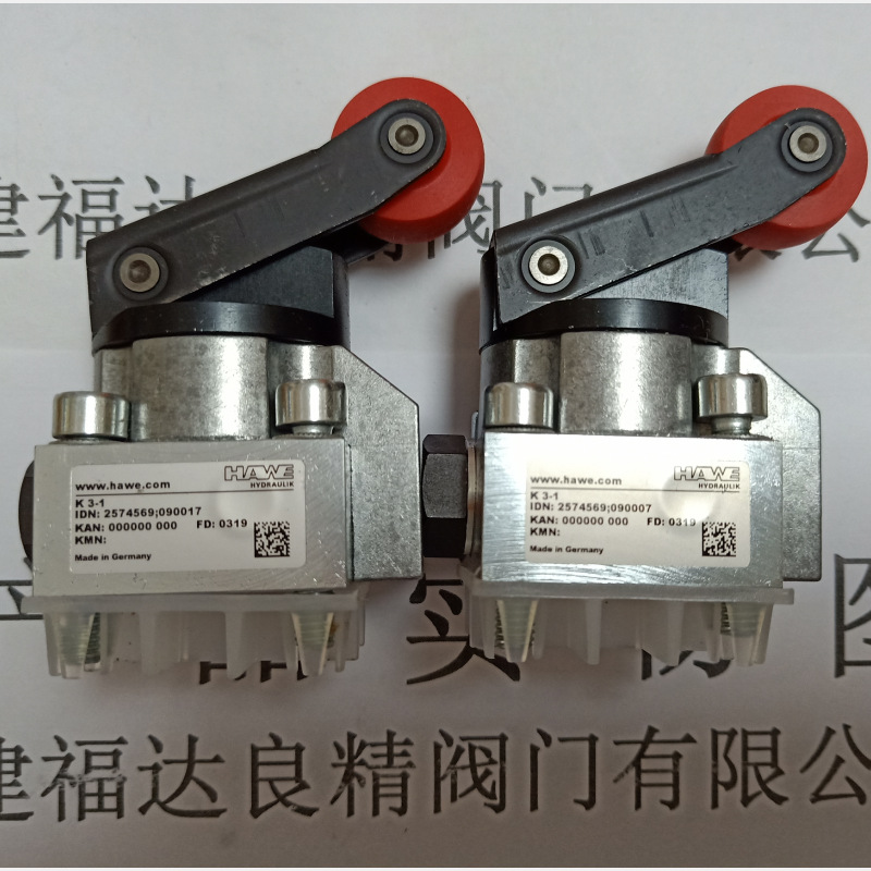 HAWE哈威 K3-1 截止式手动换向阀