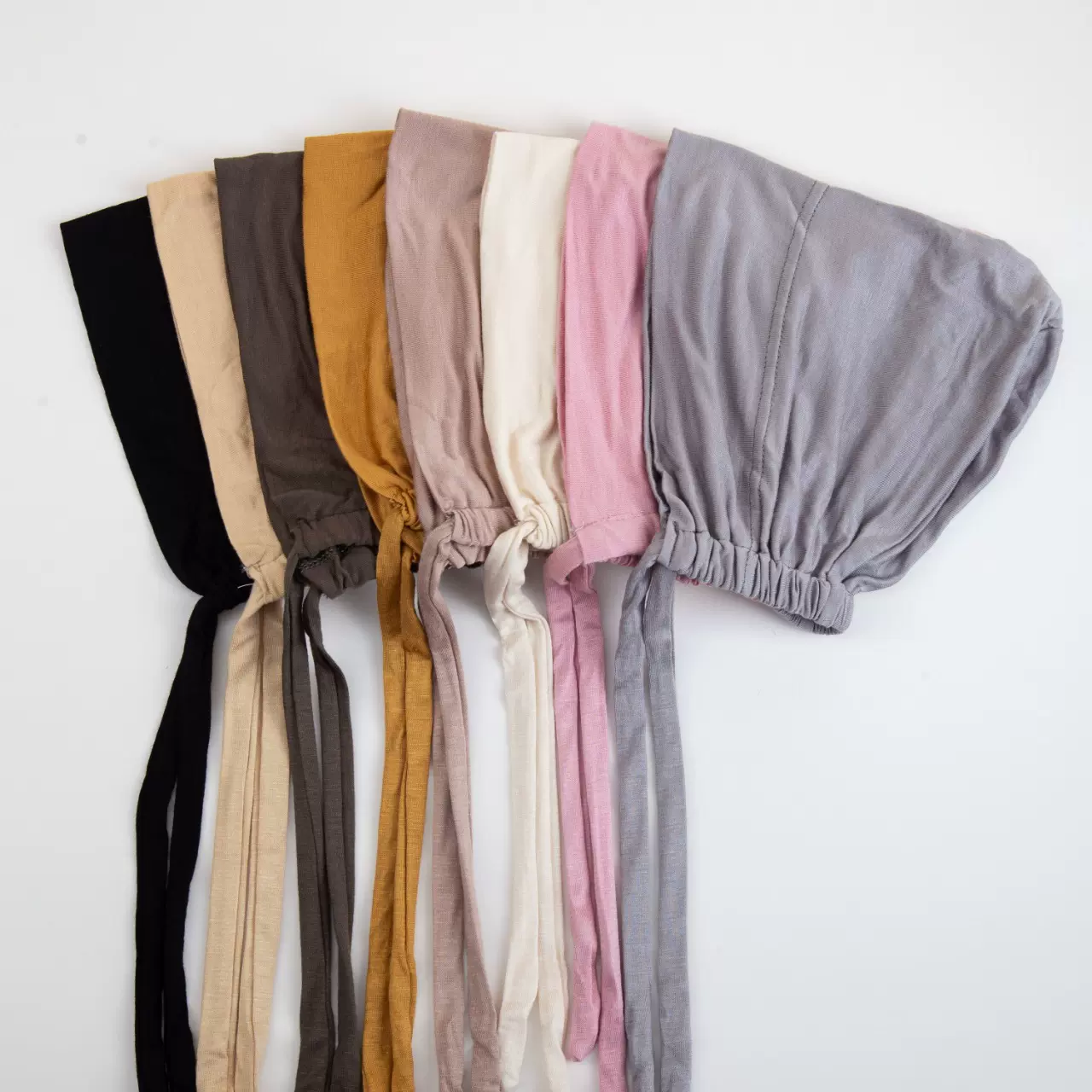 厂家帽子丝光棉打底可调节头巾松紧绑帽套头批发民族风