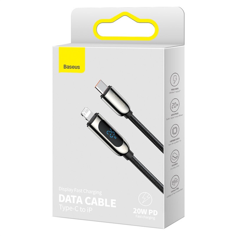 Baseus 20W digital display data cable type-C dual-head charging cable C-to-C suitable for Apple, Huawei, Xiaomi laptops Baseus 20W digital display data cable type-C dual-head charging cable C-to-C suitable for Apple, Huawei, Xiaomi laptops