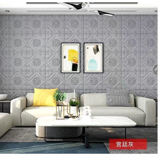 壁貼り3d立体質感自己粘着泡壁紙35*35 cm/70*70 cm対外貿易人気多色|undefined