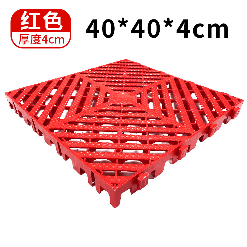 Coche sala de lavado piso de plástico de empalme piso rejilla auto reparación fábrica belleza taller drenaje no excavación ranura rejilla placa base