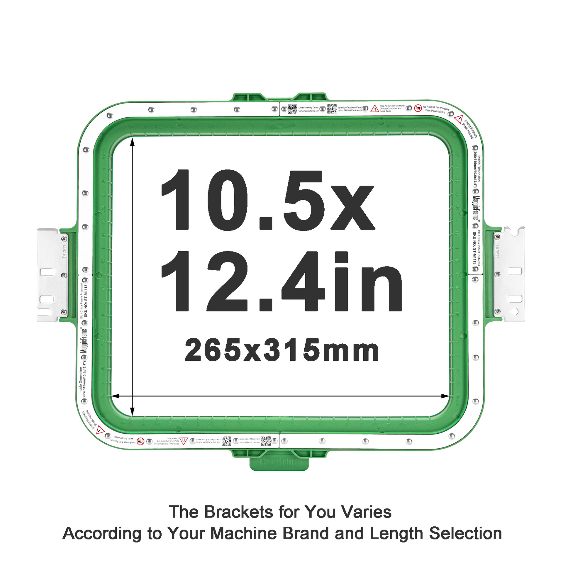 600mm-10.5×12.4 inch