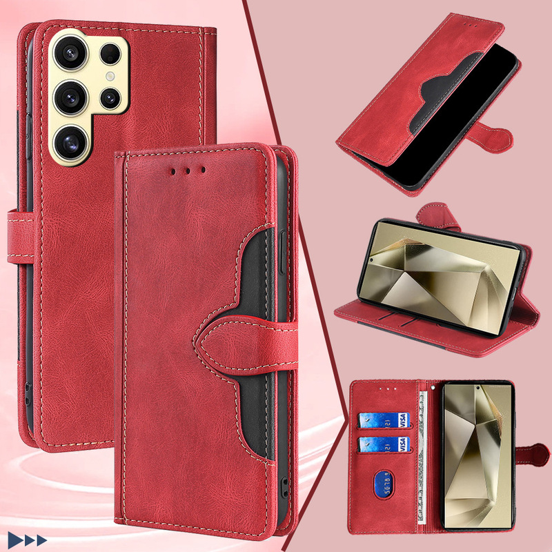 Suitable for Samsung S25Fe Flip Cover Protective Case S24Plus Multifunctional Wallet S26 Mobile Phone Leather Case Note20