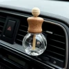 Round and flat empty bottle air outlet