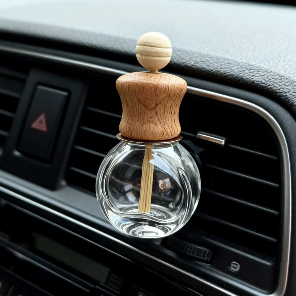 Transparent perfume, bottle, pendant for auto