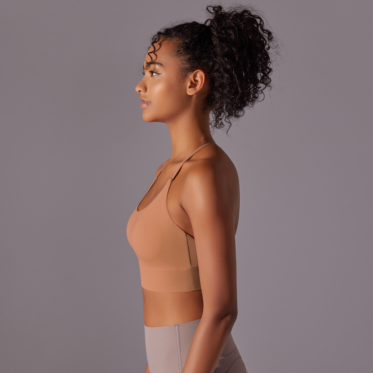 140g Weight Sleeveless Sleeve Length Nylon Fabric Type Short Top Length Halter Crisscross Tank Tops Type Fitness, Yoga, Sports Occasion Halter Neck Neckline Solid Color Pattern Sports Style Sports Solid Color Nylon Halter Neck Active Tops Halter Crisscross Tank 58