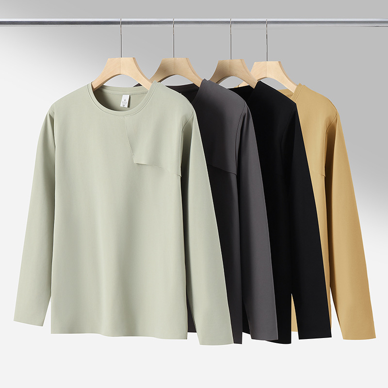 Dijia es el mismo modelo de otoño nuevo comercio exterior ropa de hombre al aire libre ventilación deportiva absorvente de secado rápido camiseta de manga larga