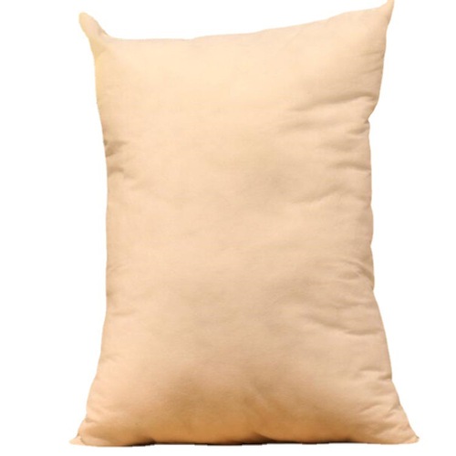 Modern minimalist solid color non-woven square pillow core, vacuum compressed soft PP cotton bed head cushion core and support pad core